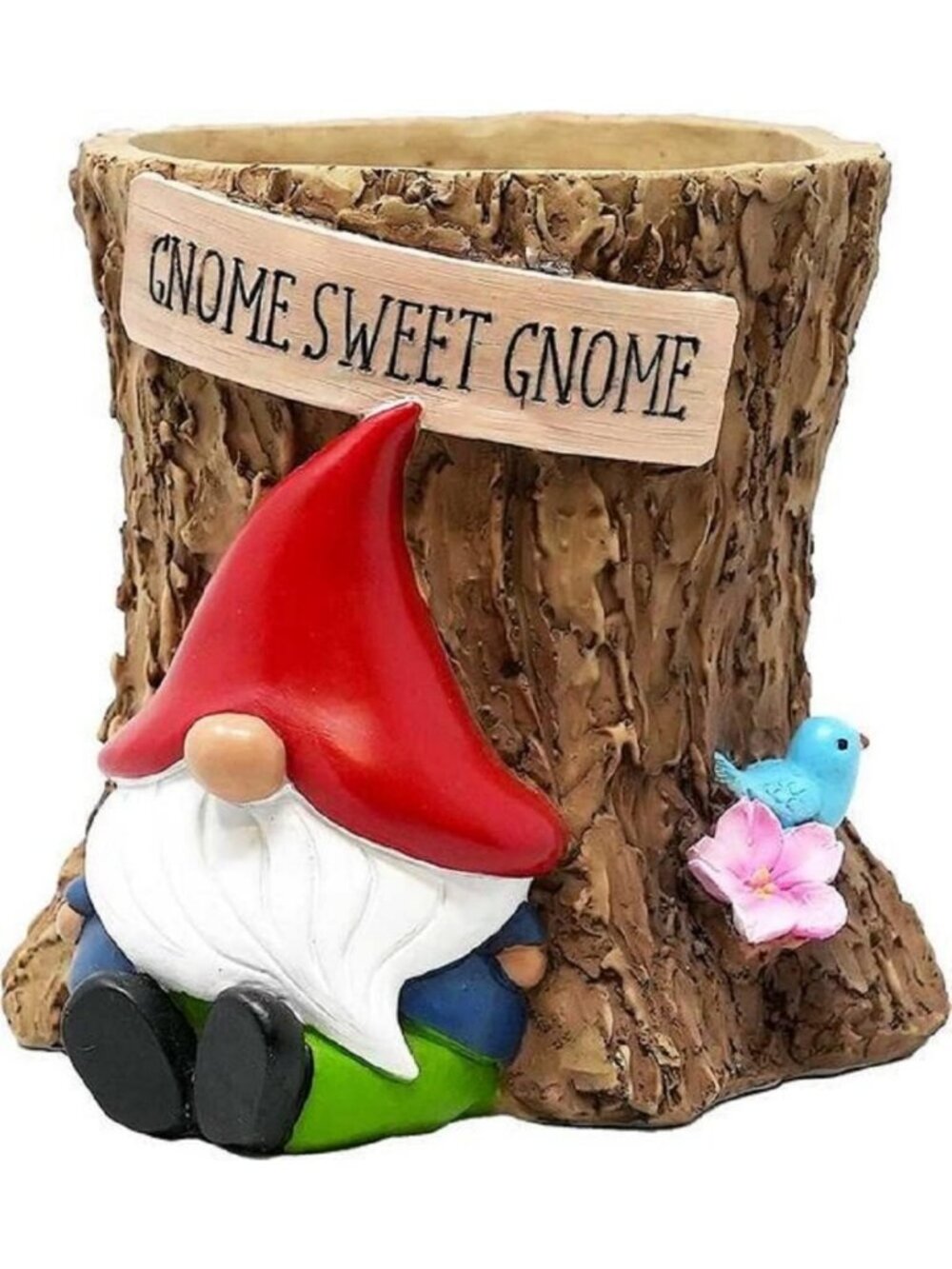 Charming Gnome Flower Pot | Home Décor, Tabletop Vase, Indoor/Outdoor Accent